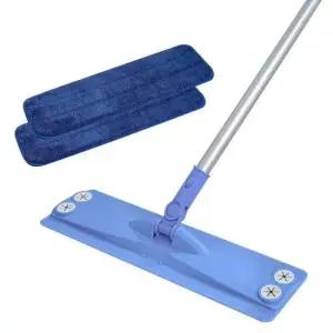걸레리필용 국내생산 초극세사 바닥청소 걸레 밀대+물걸레패드2P