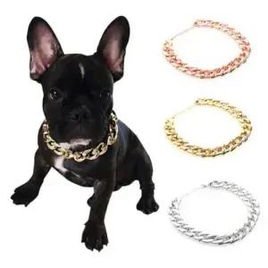 애묘목걸이 강아지 고양이 힙스터 체인목걸이 골드 실버 목걸이