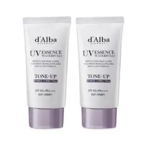 달바 uv 에센스 워터풀 톤업 퍼플 코렉팅 선크림 SPF50+PA++++ 50ml 2개