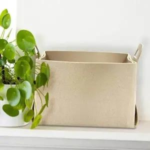 ( )펠트 바구니 M 아기용품정리함 멀티수납함 옷수납박스 아이방 장난감 박스 멀티 옷 아기 수납 다용도