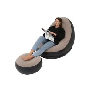 루미나D 에어소파 1인용 발판 쿠션 캠핑 차박 의자