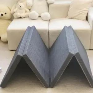 차박 원룸 1인용 4단 접이식 바닥 매트 패드 매트리스