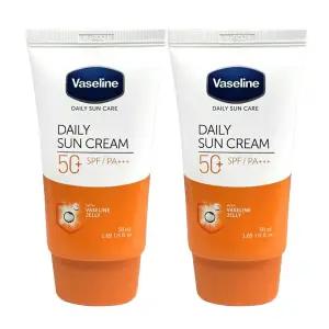 바세린 데일리 선케어 선크림 50ml 2개
