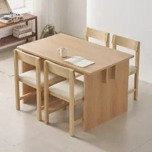 클래시코 원목 2인 4인 사각 식탁 다이닝 카페 테이블 아뜰리에 오크 1200