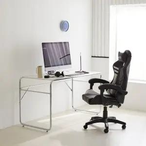 미드센추리 모던 크롬 책상 테이블 일반형 1200 size