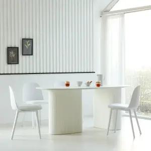 마리나 무이 1800 4인 세라믹 식탁세트 (의자4개)