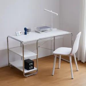 크롬 미드센추리 모던 선반형 책상 1200 size