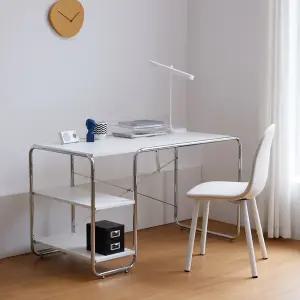 크롬 미드센추리 모던 선반형 책상 1400 size