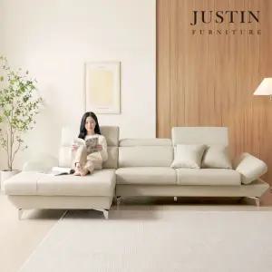 아이드 천연면피 통가죽 3.5인 카우치 소파