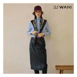 SJ와니 이태리 나파 램스킨 미디 스커트 709165