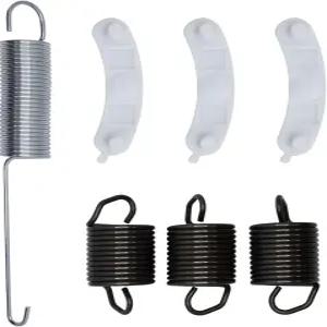 3pcs WP63907 서스펜션 스프링 W10250667 카운터웨이트 밸런스 285744 욕조 마모 패드 세탁기 키트 켄모어