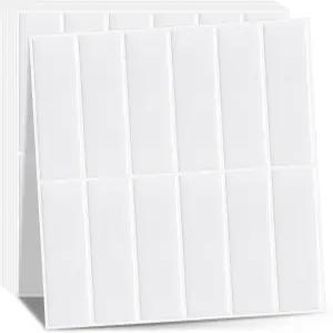 주방용 AdoDecor 필 앤 스틱 타일 새로운 업그레이드 12인치 x 대형 프리미엄 벽 백스플래시 직사각형