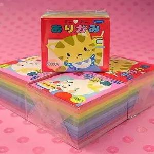 쇼와그림 미니 종이접기 종이 500매 세트 ( 수입)