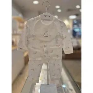 [보리보리/아가방]아가방 세이브존03 아가방 뺌이 오픈내의 세트(턱받이) AQ01S317601A