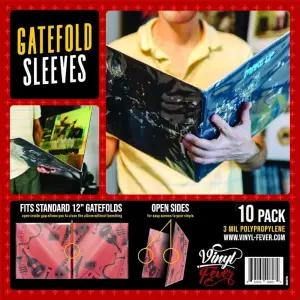 12인치 비닐 레코드 보관용 게이트폴드 외부 LP 슬리브 앨범의 쉽게 접근할 수 있는 3백만 두께의 폴리