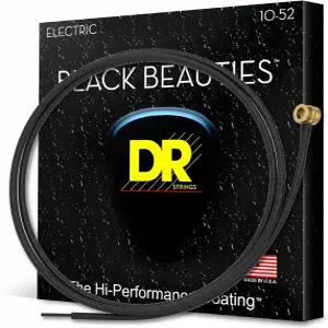 DR 스트링 일렉트릭 기타 블랙 뷰티-블랙 코팅 10-52 BKE-10/52