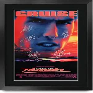 썬더 톰 크루즈의 HWC 거래일 니콜 키드먼 16 x 12인치 액자 선물 인쇄 포스터 영화 기념품 팬들을 위한