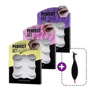 루시올레 아이래쉬 속눈썹 12쌍 + 전용 핀셋 세트