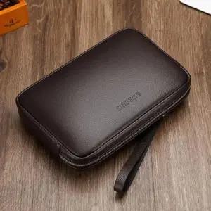 클러치백 가죽 맨스백 남자 파우치 브라운 가방