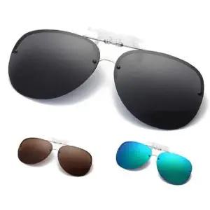 [하프클럽/]여자 안경 위에 선글라스 쓰는  둥근테 편광