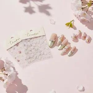 플라워 네일스티커 2종 수채화네일 봄네일 봄꽃네일 벚꽃네일