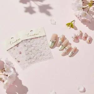[콩심팥심]플라워 네일스티커 2종 수채화네일 봄네일 봄꽃네일 벚꽃네일