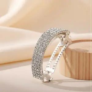 [하프클럽/]여성 하객 헤어핀 큐빅 포인트