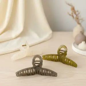 [하프클럽/]여성 사계절용 대형 트렌디 헤어 집게핀