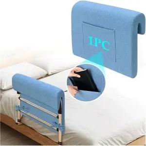 POWYS 병원 침대 레일 커버 패딩 1개 난간 두꺼운 옆 안전 범퍼 폼 패드 낙상 쿠션 가드 노인 보호