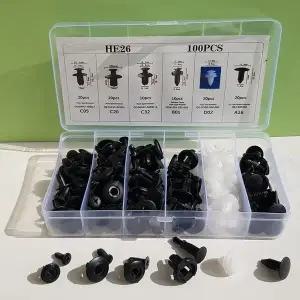 [하프클럽/]범퍼 패스너  자동차 고정핀 나사 볼트 100PCS
