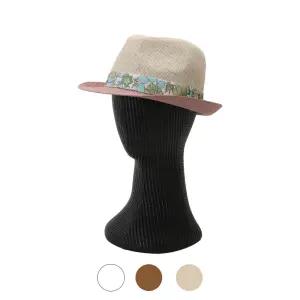 남성 3컬러 이중 배색 신사 중절모 DJ-HAA-FEDORA05