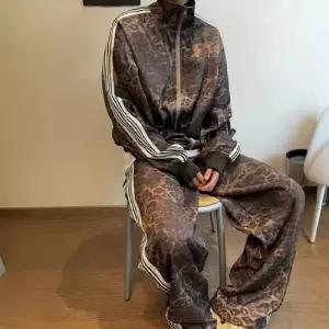 슬램덩크 남사친 바지 빈티지 프린트 스트라이프 호피 세트 트레이닝 자켓 긴팔세트 아우터 디지털 HO1