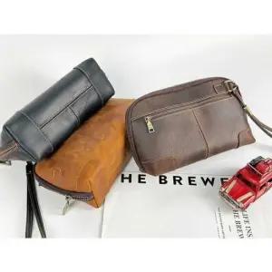 남자미니손가방 소가죽 클러치백 남성 손가방 파우치백 보조백 데일리