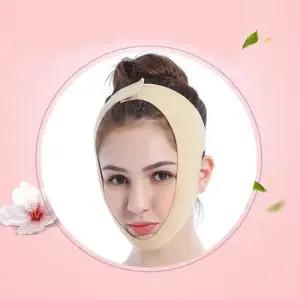 윤곽밴드 얼굴 윤곽 마사지 압박 밴드 페이스리프팅 피부마사지