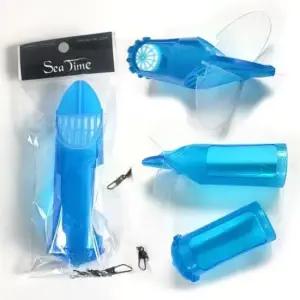 바다낚싯바늘 곤쟁이 카고 집어통 플라스틱 블루