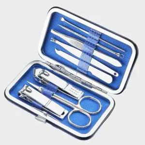 [셀러에이드]TBZ 휴대용 네일케어 손톱깎이 8종세트-블루 네일손톱깍이
