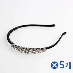 [오너클랜]TBZ 화사한 큐빅장식 머리띠 플로리x5개 화려한머리띠