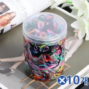 [오너클랜]TBZ 머리고무줄 머리끈 700p세트 컬러혼합x10개 데일리룩