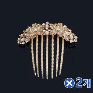 [오너클랜]TBZ 올림머리 비녀 네프 헤어핀 골드x2개 한복머리뒤꽂이