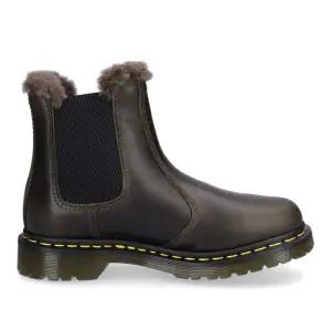 레오노르 퍼 라이닝 가죽 첼시 부츠 41415020 DARKTAUPE