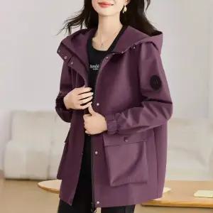 블랙팬서 캐주얼 여친 귀부 봄가을 후드 코트 중기장 양파 빅사이즈 바람막이 OPH3