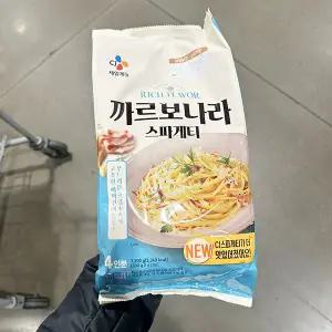 CJ 제일제당 까르보나라 스파게티 300g x 4개입 아이스박스포장