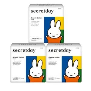 시크릿데이 유기농 순면커버 한정판 미피 대형 14개입 x 3팩