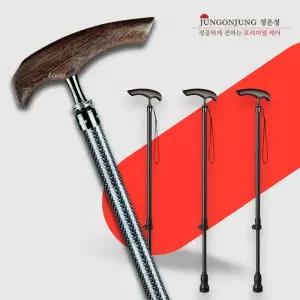 정온정 안심발 초경량 카본 어르신 지팡이 고급형 노인 환자용 할머니 지팡이