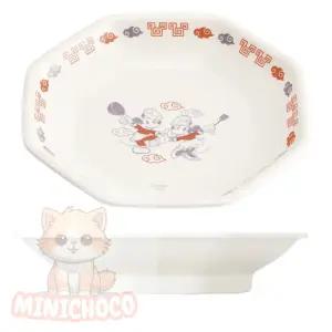 미니초코 레트로분식그릇 미키 미니 멜라민 볶음밥 접시