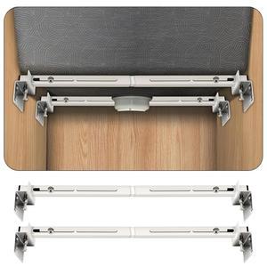 언더마운트 싱크대 브래킷 및 주방 설치 부품 키트, 스테인리스 스틸 수평 브래킷, 20-31.5인치 지지대