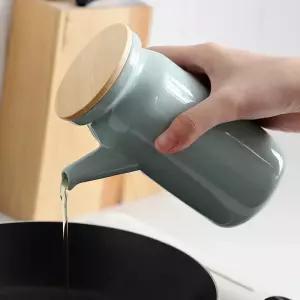 모던 도자기 양념통 조미료 소스통 트레이 3구E 세트