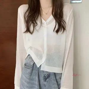 가디건 베이직 외투 아우터 여름 상 8컬러 베이직상mno040