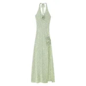 스파이더맨 원피스 니트 여친 딥 하이 나시 브이넥 오프숄더 트임 OPH1