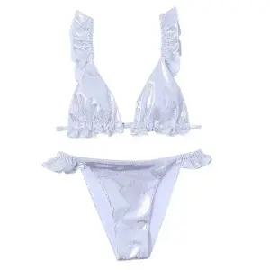 언더붑 탱크탑 비키니 홀터넥 커버업 수영복 Shinning Falbala Girls 키즈 여름 Bandage 세트 Children Bab